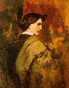Anselm Feuerbach Self Portrait e oil painting